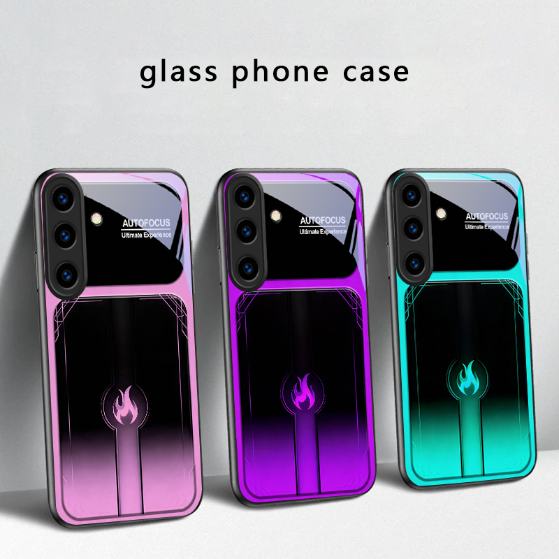 눈부신 보라색 불꽃 무늬 삼성 갤럭시 S20 S21 S - Phone Cases Purple 리뷰 및 가격