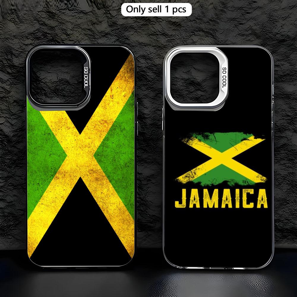 스포츠 자메이카 국기 풋볼 투명 TPU 황변방지 충격방 - Phone Cases Jamaica 리뷰 및 가격