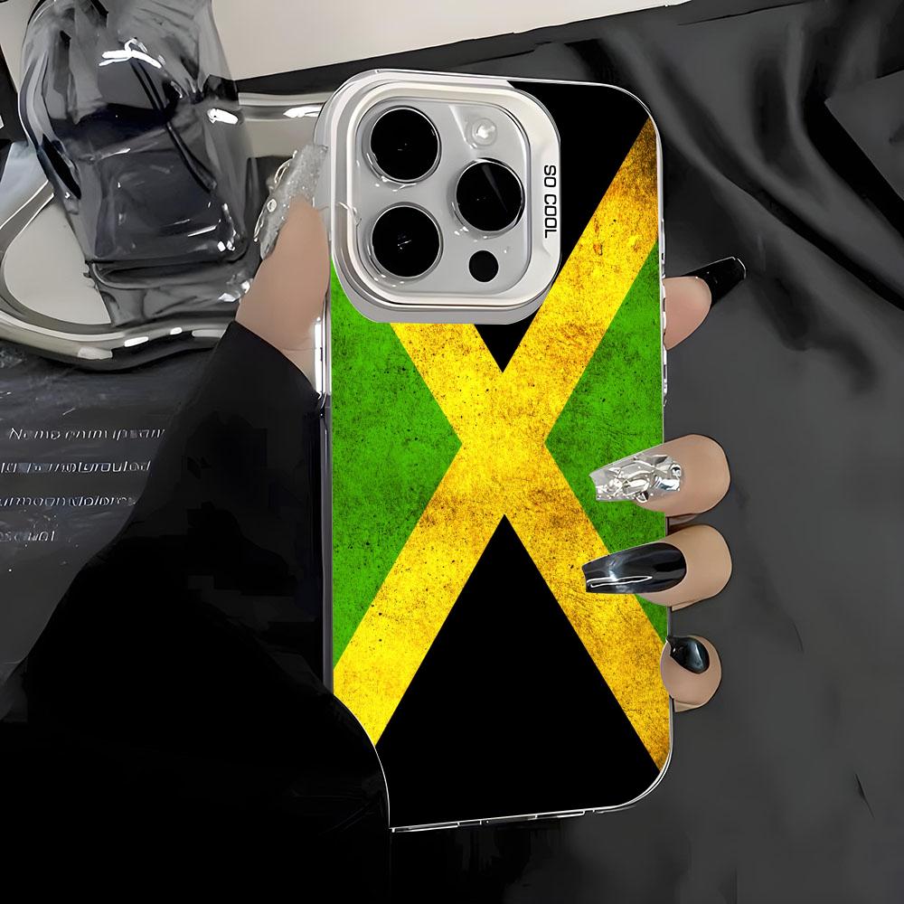 스포츠 자메이카 국기 풋볼 투명 TPU 황변방지 충격방 - Phone Cases Jamaica 리뷰 및 가격