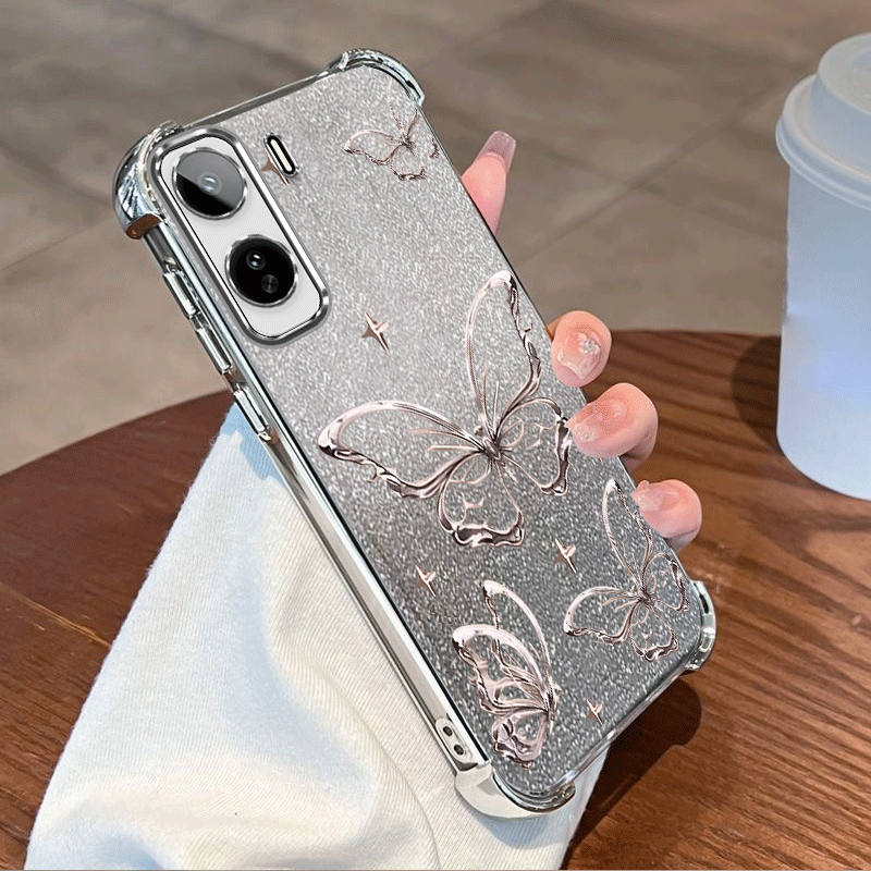 Vivo T5 Pro 케이스용 글리터 도금 커버 TPU - Glitter Shockproof Case 리뷰 및 가격