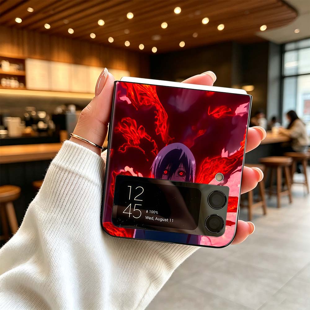 애니메이션 도쿄 구울 다크 삼성 갤럭시 Z 플립 3 4 - Phone Cases Tokyo 리뷰 및 가격