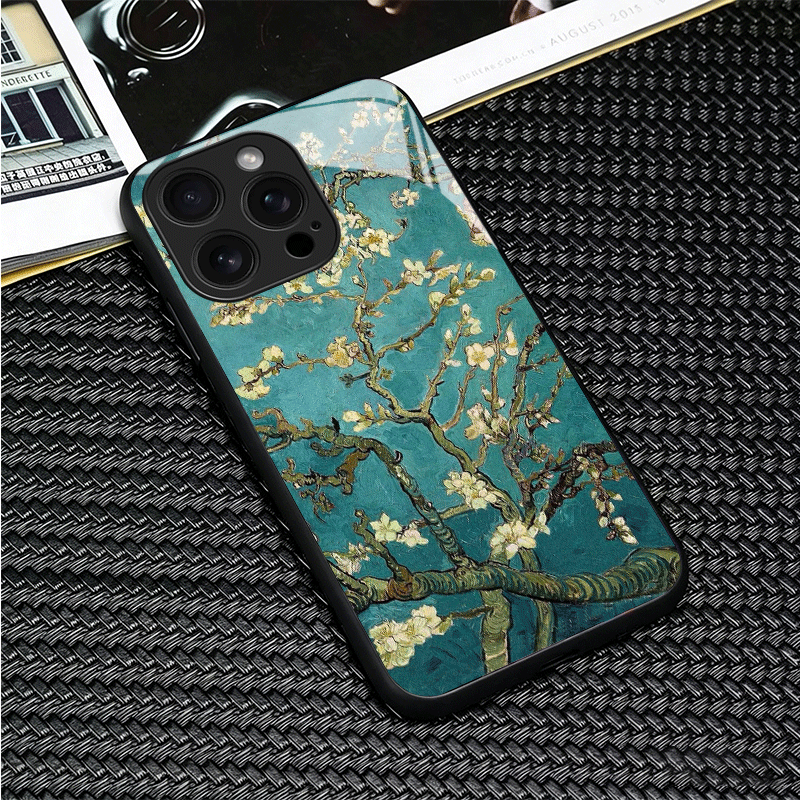 반 고흐 유화 미학 유리 폰 케이스 (아이폰 16, 1 - Phone Cases Shein 리뷰 및 가격
