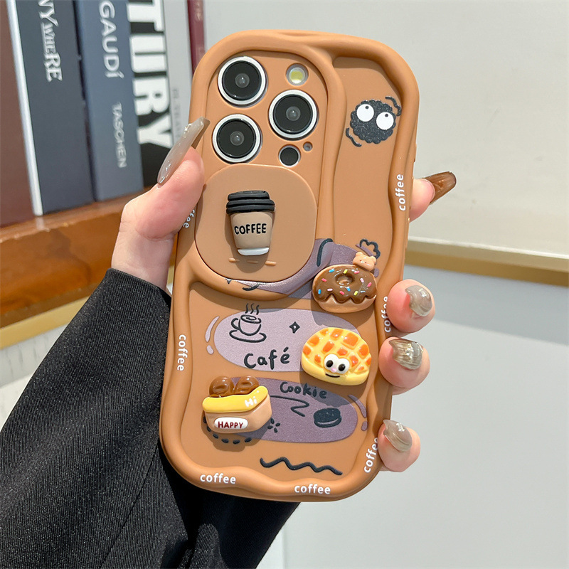 3D 만화 빵 모양 손목 스트랩 웨이브 폰 케이스 (아 - Phone Cases With Camera Cover 리뷰 및 가격