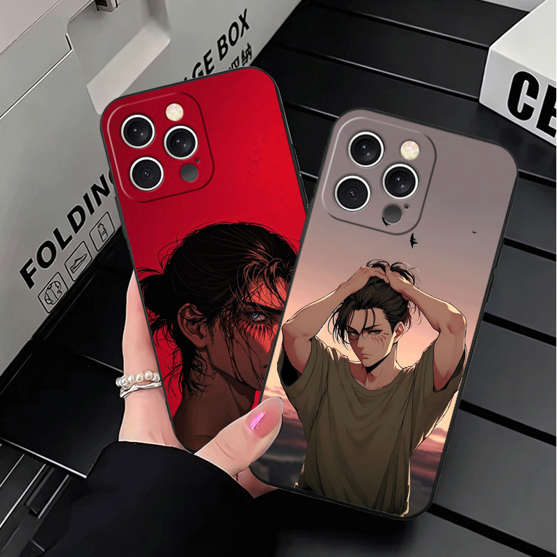 A-어택온티타인 에렌 예거 소프트 폰 케이스 (아이폰  - Phone Cases On Shein 리뷰 및 가격