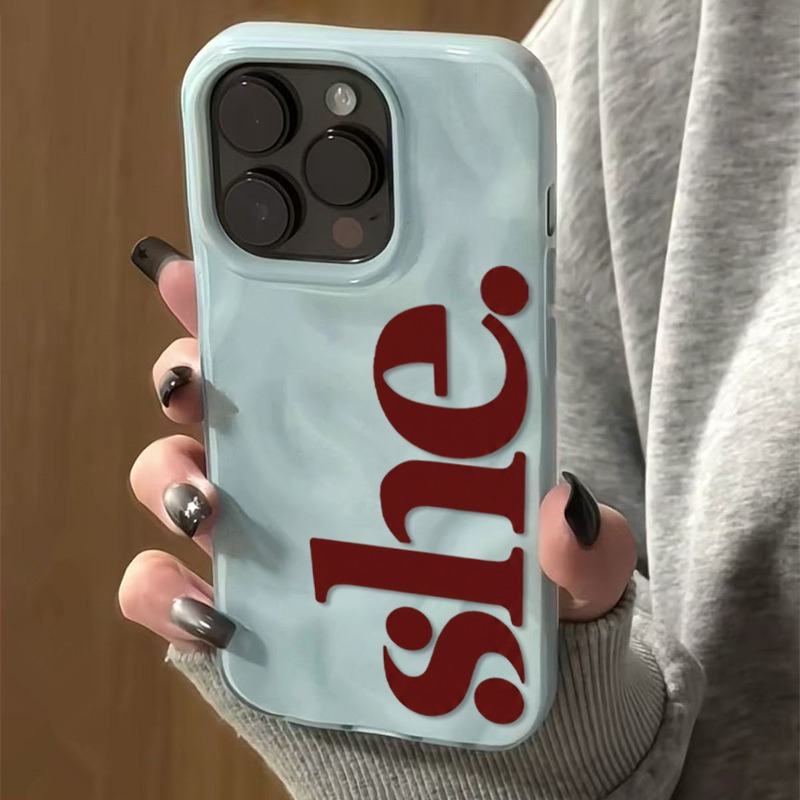 미니멀 SHE 소프트 TPU 폰 케이스 아이폰 17 1 - Phone Cases Shein 리뷰 및 가격