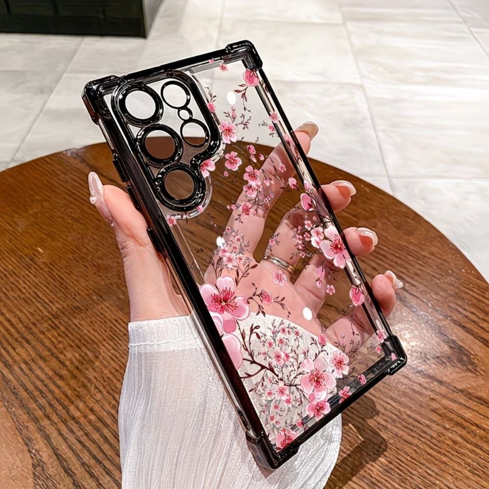 벚꽃 전기도금 사각 모서리 낙하 방지 폰 케이스 삼성  - Phone Cases Samsung S25 Fe 리뷰 및 가격