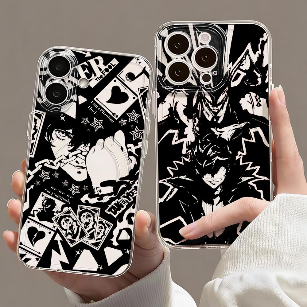 게임 P-페르소나 5 폰 케이스 마그네틱 투명 케이스  - Phone Cases Iphone 17 Pro Max 리뷰 및 가격