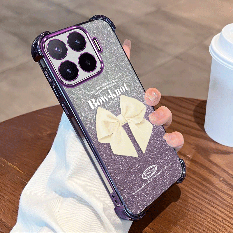 샤오미 17T 프로 케이스용 글리터 도금 보호 커버 F - Glitter Shockproof Case 리뷰 및 가격
