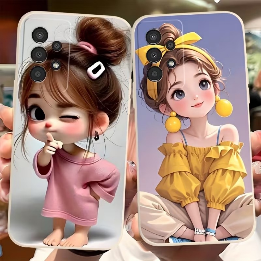 귀여운 만화 소녀 패턴 디자인 삼성 갤럭시 S26 S2 - Phone Cases Samsung S25 Fe 리뷰 및 가격