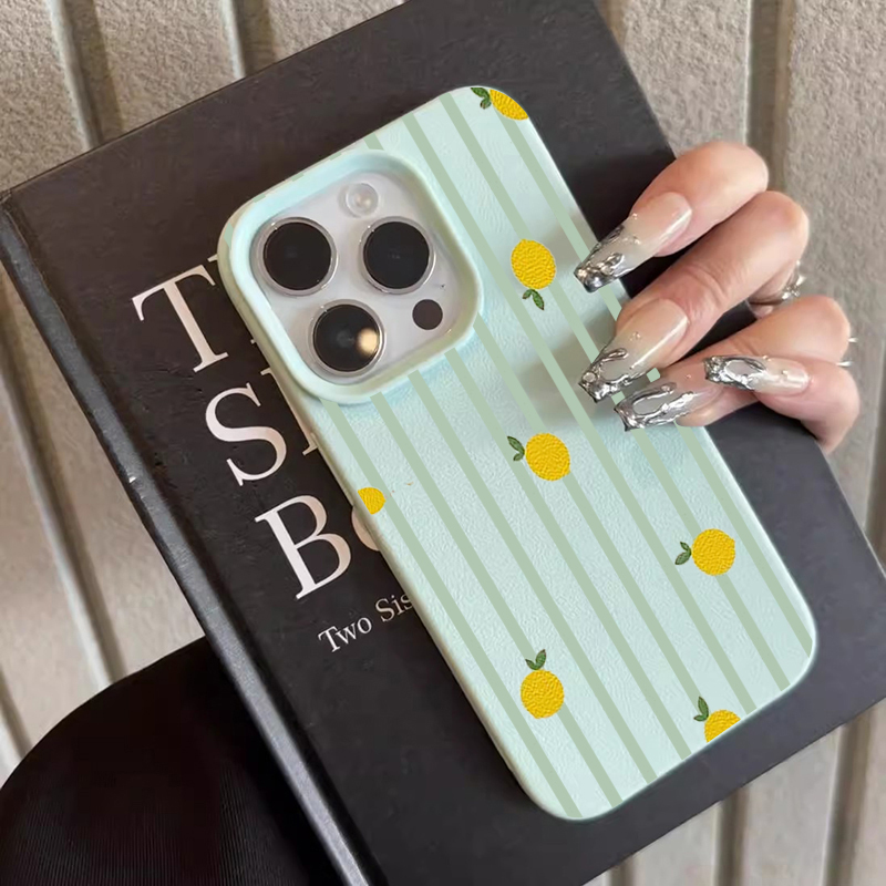 충격 방지 귀여운 레몬 패턴 실리콘 폰 케이스 아이폰  - Phone Cases Iphone 17 Pro Max 리뷰 및 가격