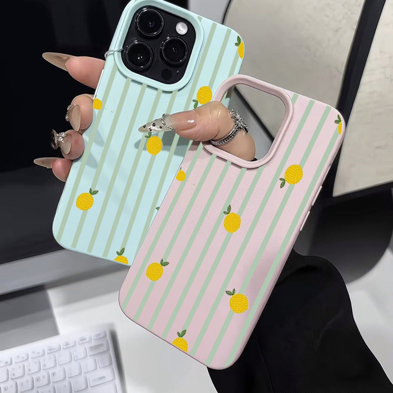 충격 방지 귀여운 레몬 패턴 실리콘 폰 케이스 아이폰  - Phone Cases Iphone 17 Pro Max 리뷰 및 가격