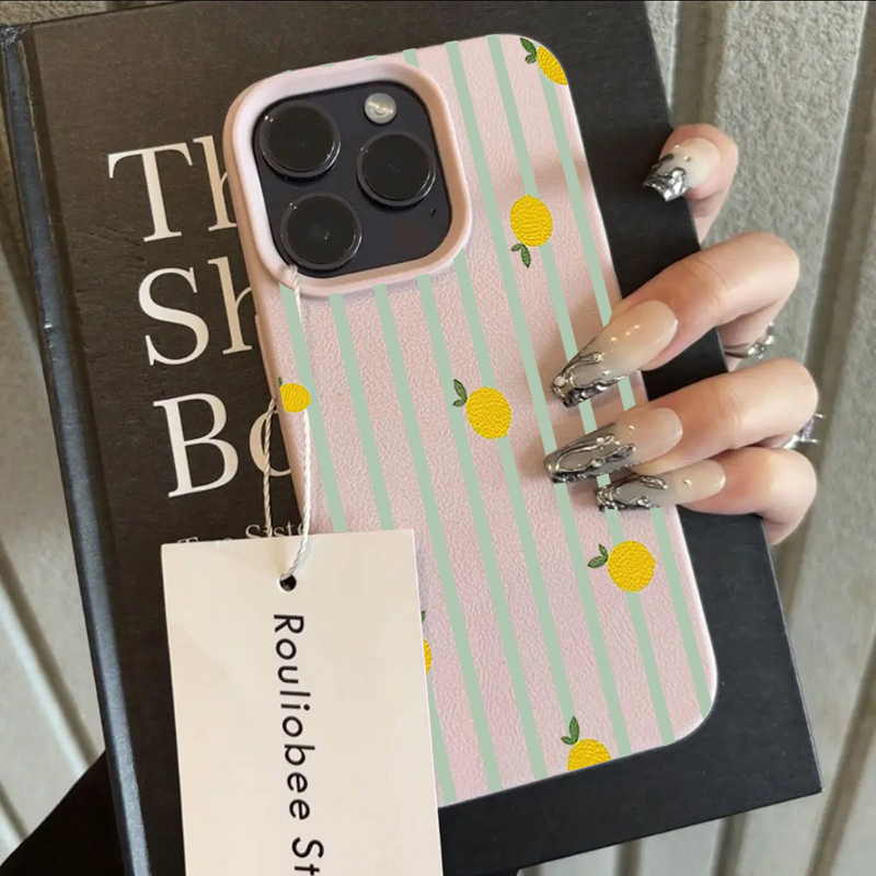 충격 방지 귀여운 레몬 패턴 실리콘 폰 케이스 아이폰  - Phone Cases Iphone 17 Pro Max 리뷰 및 가격