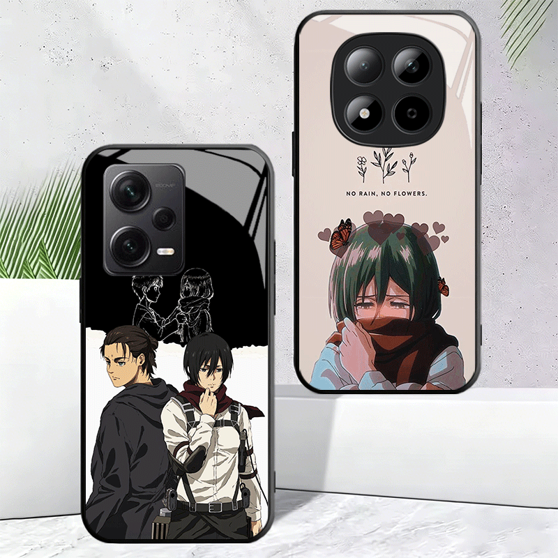 A-Attack On T-Titan 미카사 유리 휴대폰 - Phone Cases On Shein 리뷰 및 가격