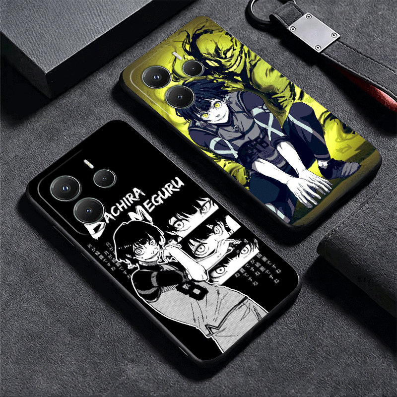 블루 L-Locks 바치라 메구루 소프트 폰 케이스 ( - Phone Cases Shein 리뷰 및 가격