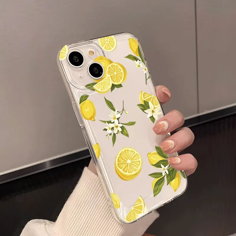 여름 과일 레몬 꽃 투명 폰 케이스 삼성 갤럭시 S25 - Phone Cases Samsung S25 Fe 리뷰 및 가격