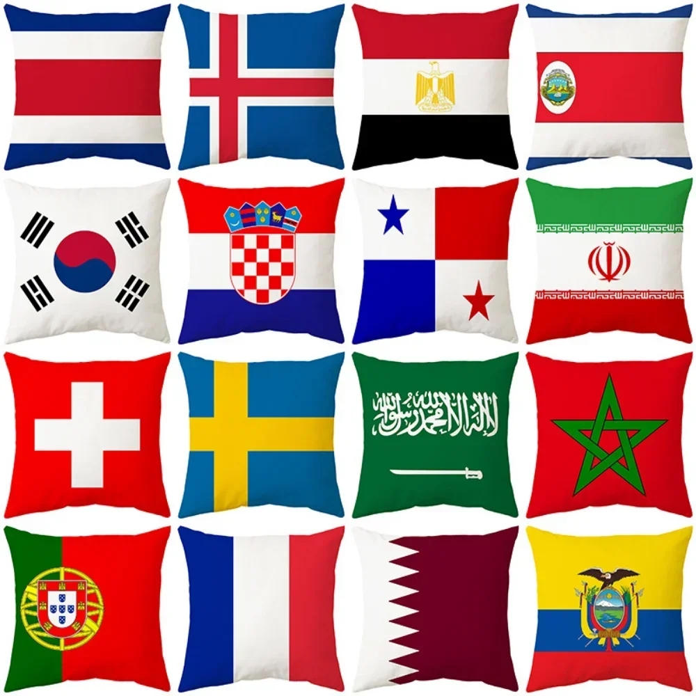 양면 인쇄 폴리에스터 국기 베개 커버, 카타르, 브라질 - Phone Cases Qatar 리뷰 및 가격