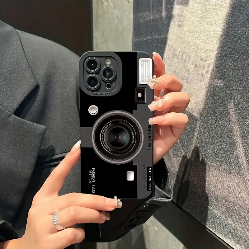 빈티지 카메라 실리콘 소프트 TPU 폰 케이스 (아이폰 - Phone Cases With Camera Cover 리뷰 및 가격