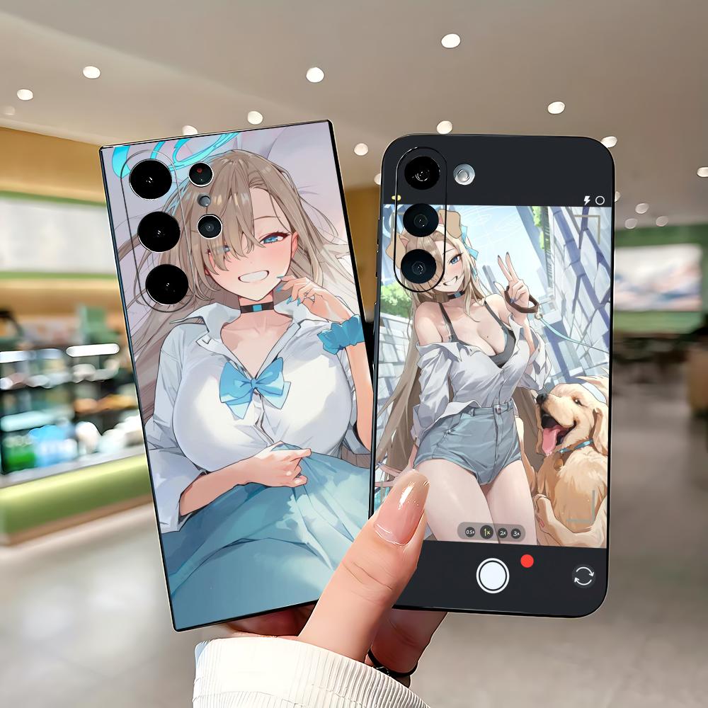 핫 블루 아카이브 그릴 아스나 폰 케이스 삼성 갤럭시  - Phone Cases Galaxy S23 리뷰 및 가격