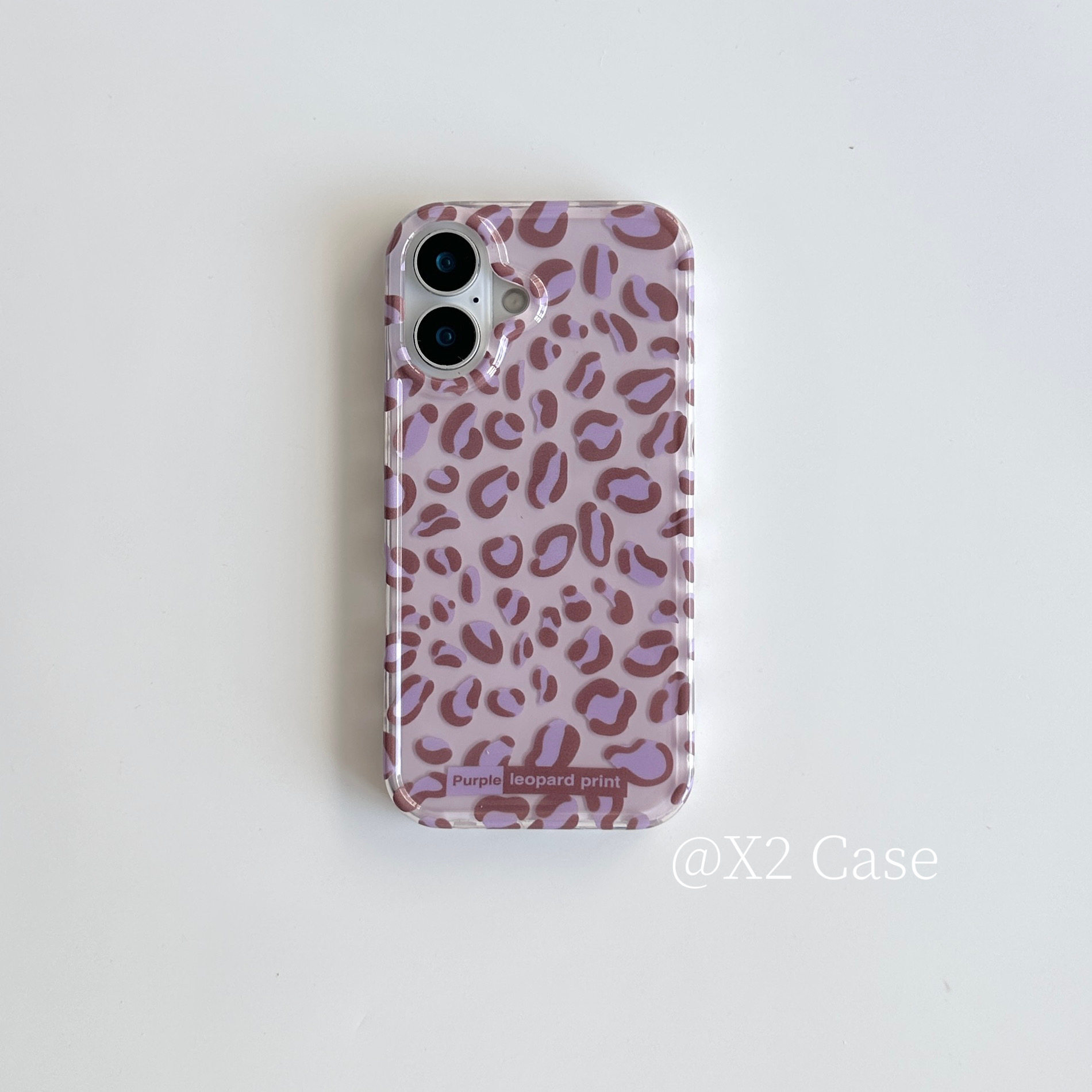 인스 스파이시 걸 스타일 연보라색 레오파드 프린트 폰  - Phone Cases Purple 리뷰 및 가격