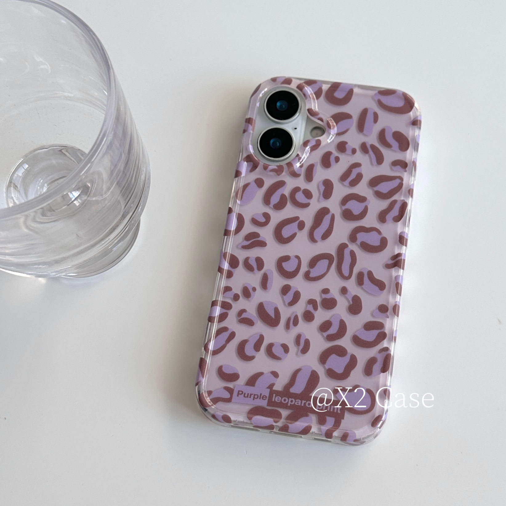 인스 스파이시 걸 스타일 연보라색 레오파드 프린트 폰  - Phone Cases Purple 리뷰 및 가격