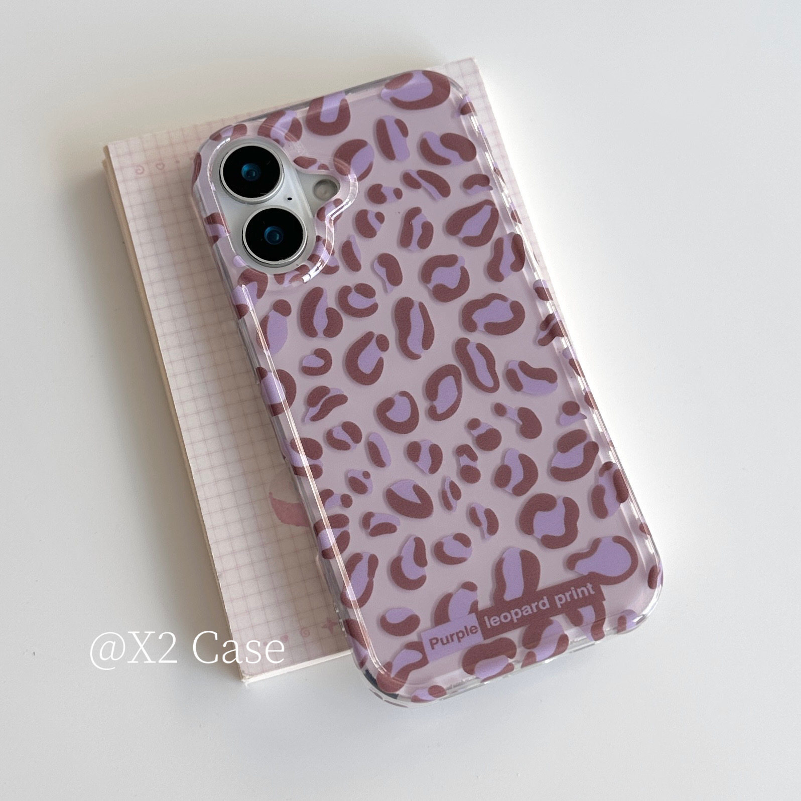 인스 스파이시 걸 스타일 연보라색 레오파드 프린트 폰  - Phone Cases Purple 리뷰 및 가격